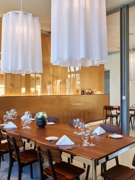 USM Kochwerkstatt Vorhang-Pendelleuchten