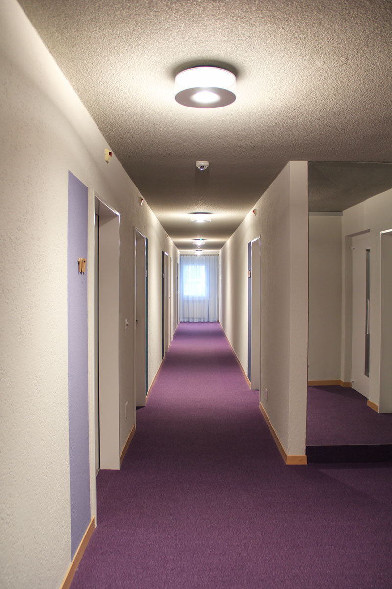 Seehotel Wilerbad Korridor Winter