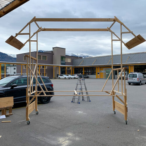 Holzmodell der Kapellbrücke