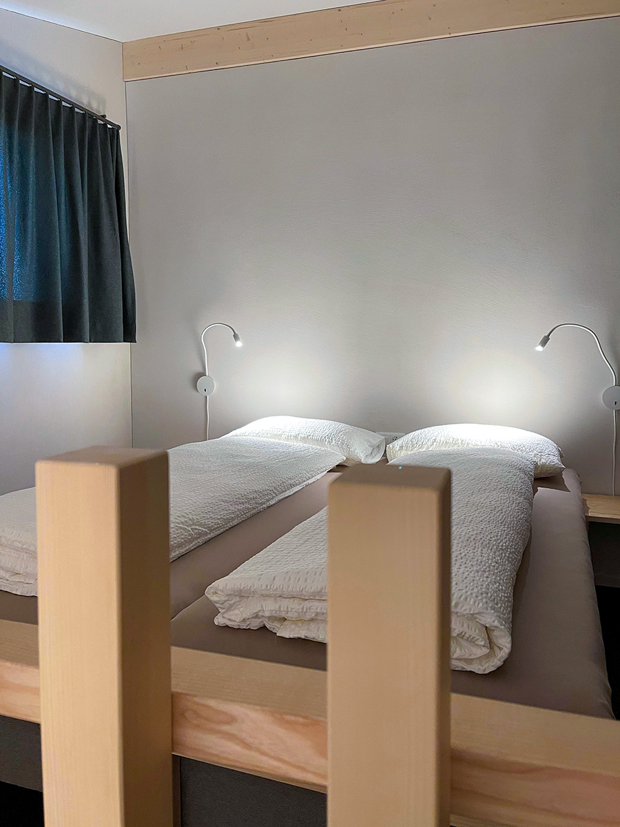 Schlafzimmer mit Leselicht