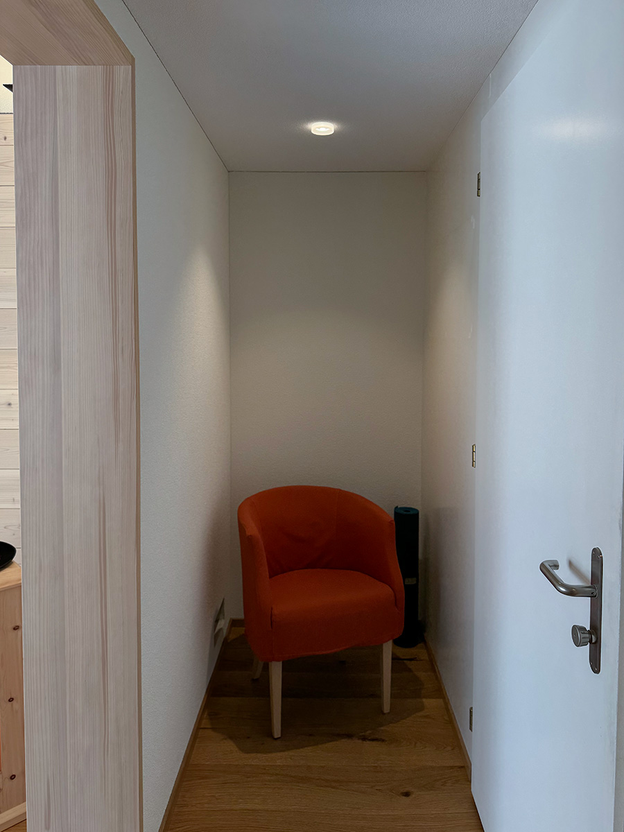 Einbauleuchten im Korridor