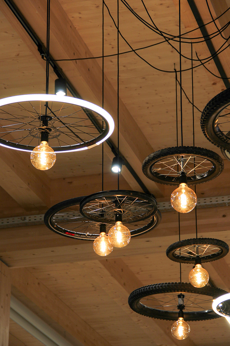Räder als Leuchten